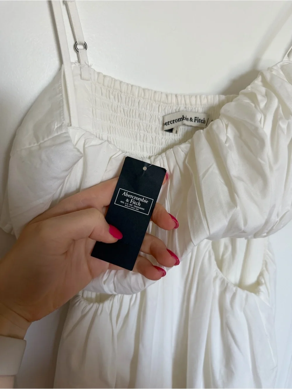 NEW Abercrombie & Fitch Bubble Top Maxi Dress